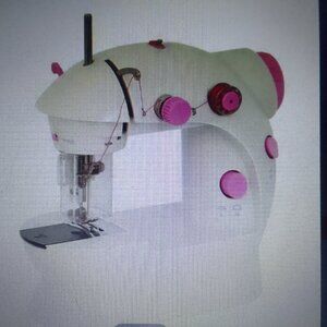 Mini electric sewing machine 2-speed desktop portable w LED Light brand new